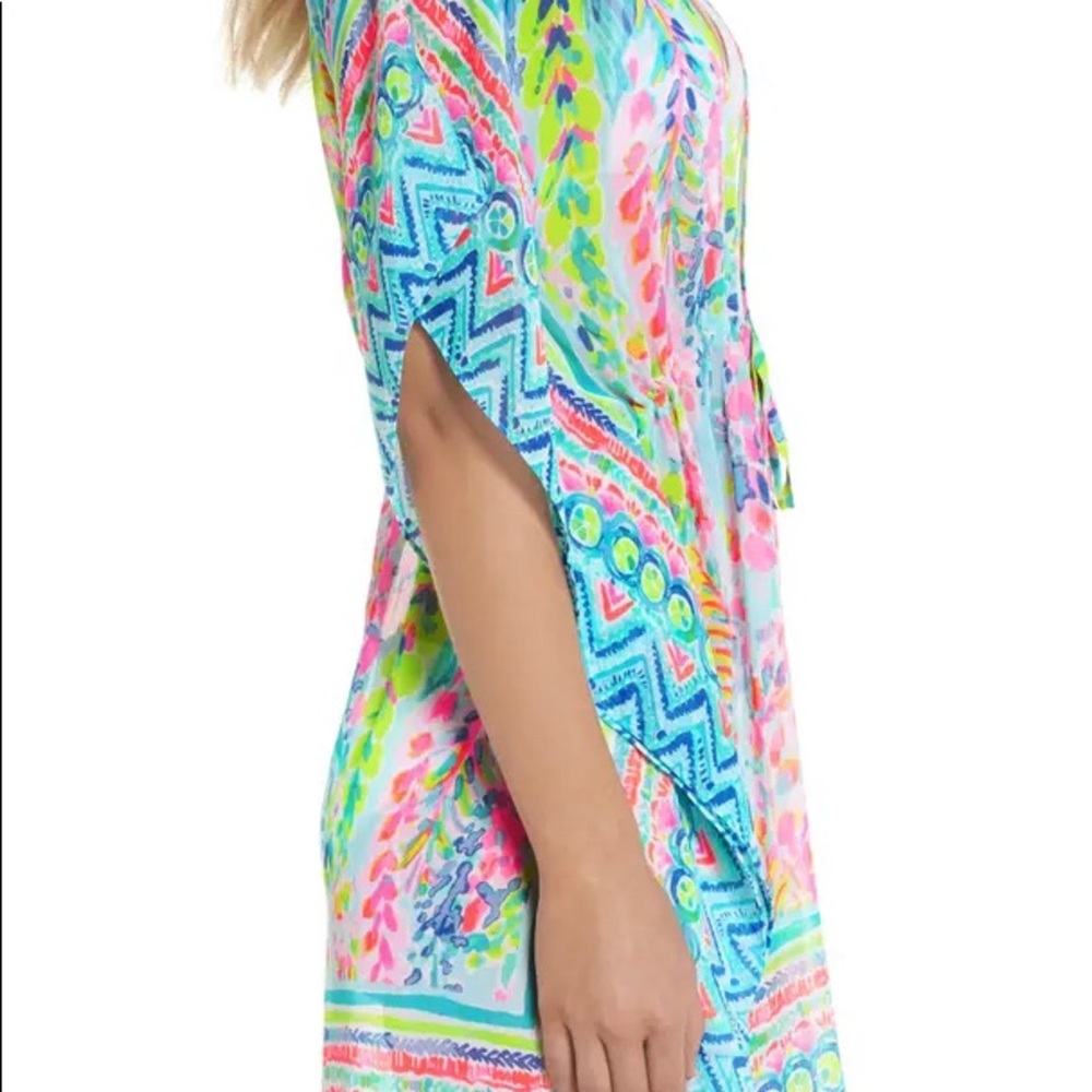 NWT Catch The Wave Gardenia Caftan/Coverup SM - Picture 8 of 11
